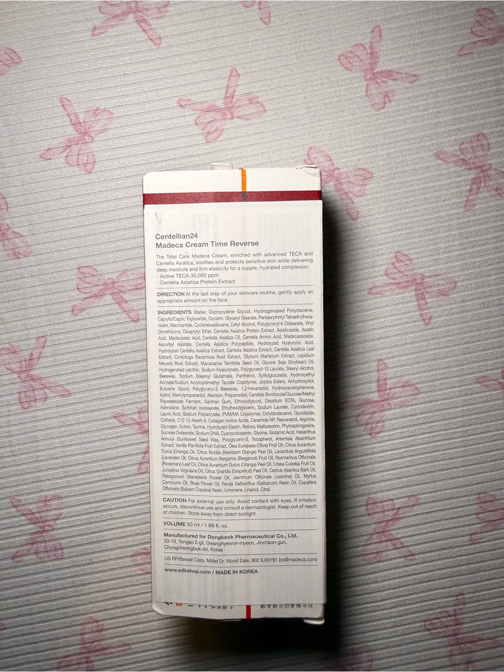 Madeca Cream Time Reverse - White & Red - Picture 2 of 2